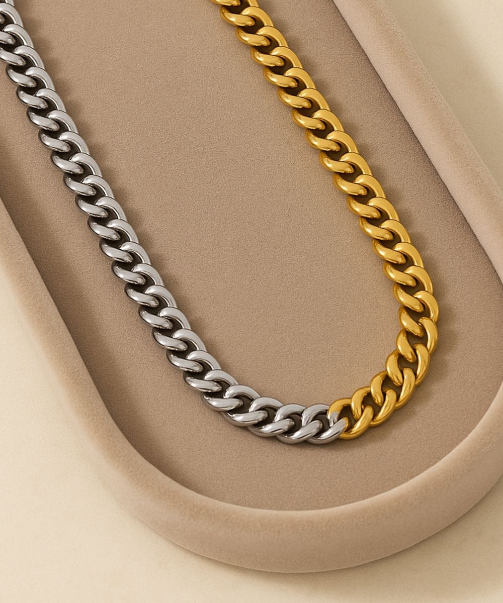 AV Gioielli Collana Bicolor Dualux