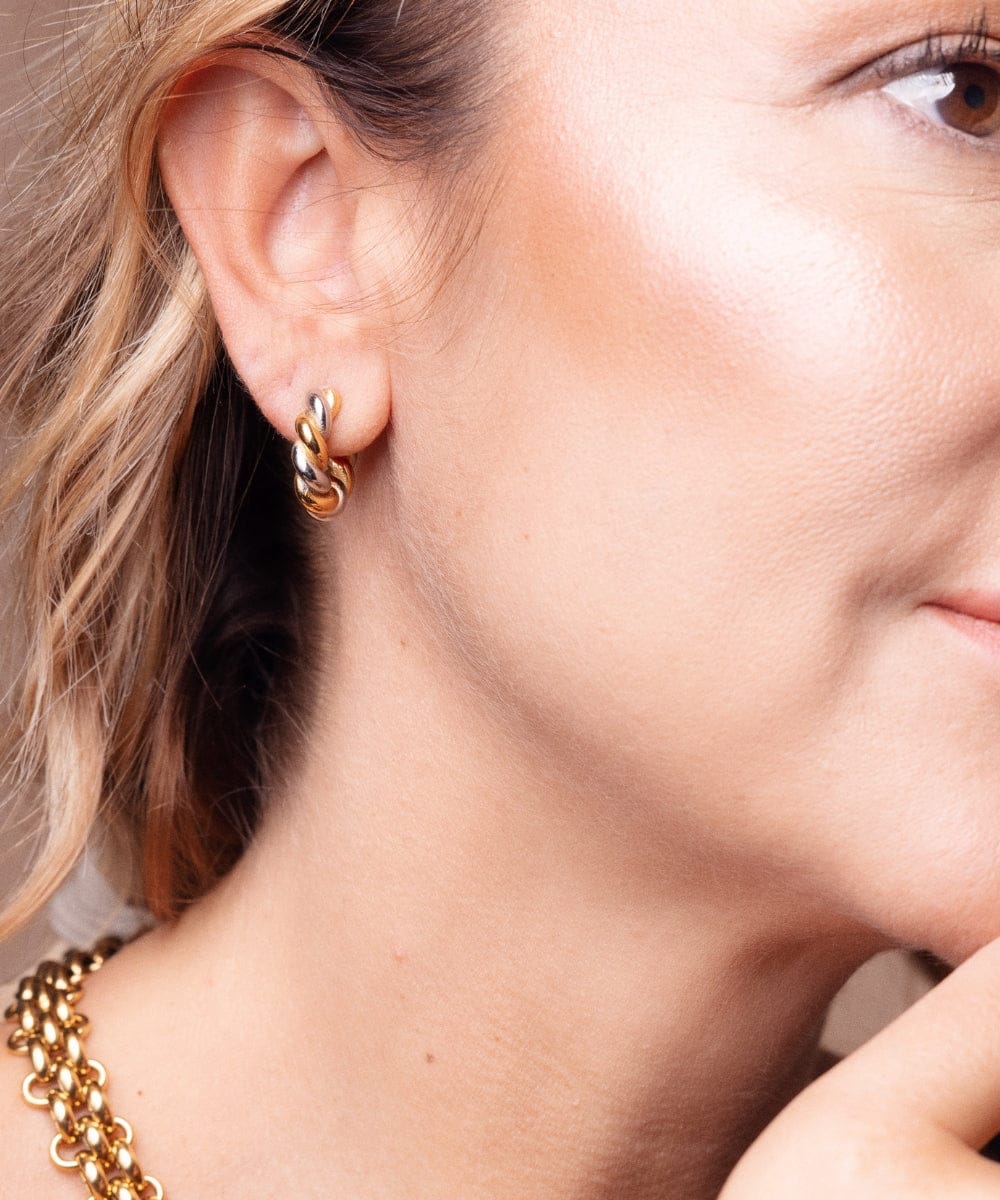 AV Gioielli Orecchino Bicolor Torchon