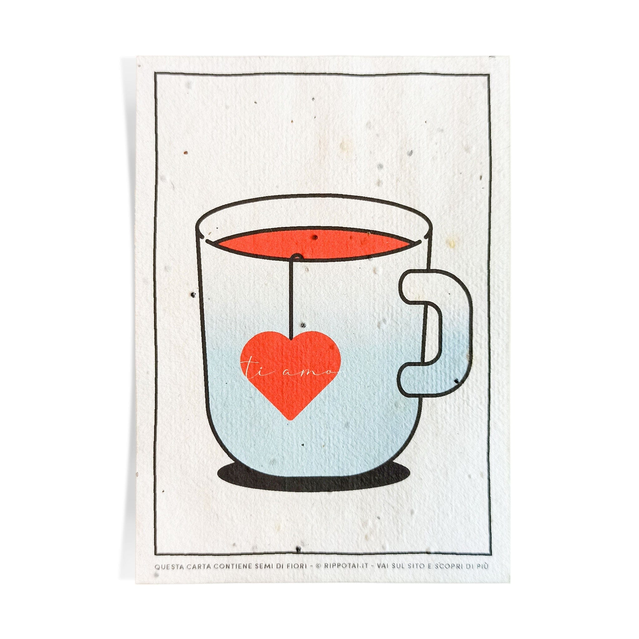 Rippotai Biglietti Auguri Biglietti di Auguri per San Valentino in Carta Piantabile Releaf – Kit da 8