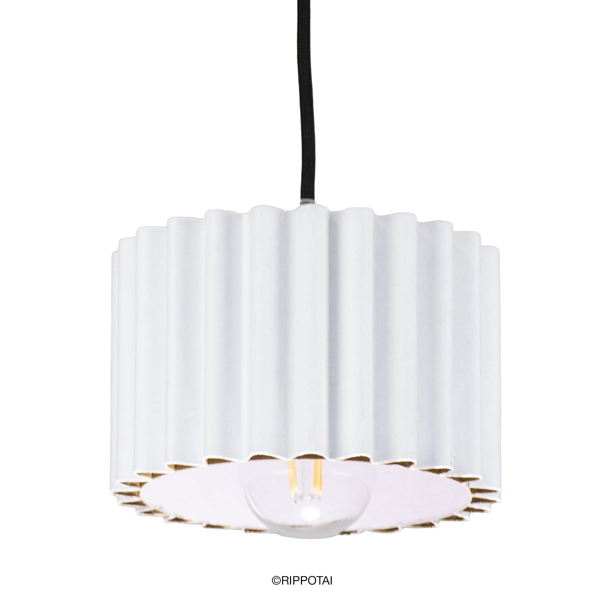 Rippotai Illuminazione Bianco Paralumi Particolari per Lampade ecologiche - Wavepotai small