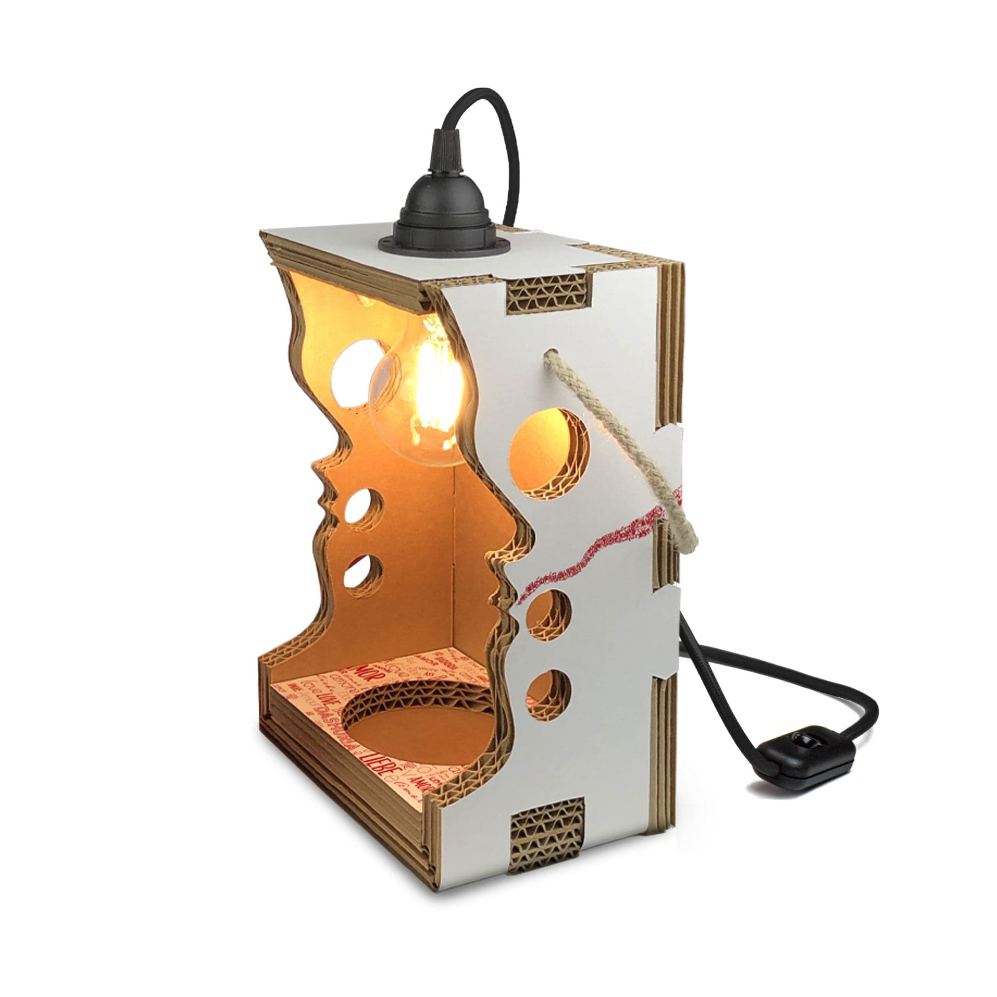 Rippotai Illuminazione Porta Bottiglia Vino Wine Lover – Design Innovativo ed Eco-Friendly