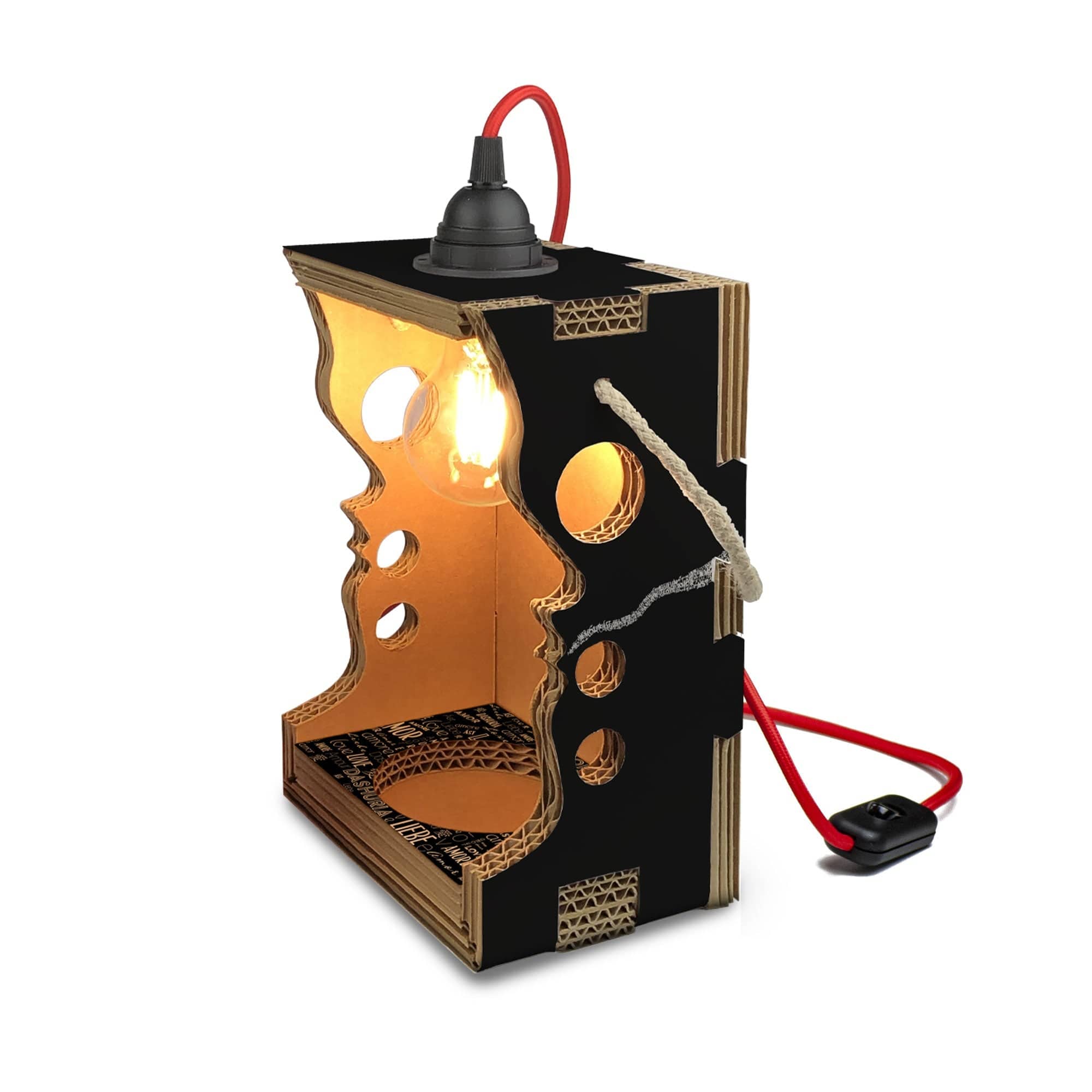 Rippotai Illuminazione Porta Bottiglia Vino Wine Lover – Design Innovativo ed Eco-Friendly