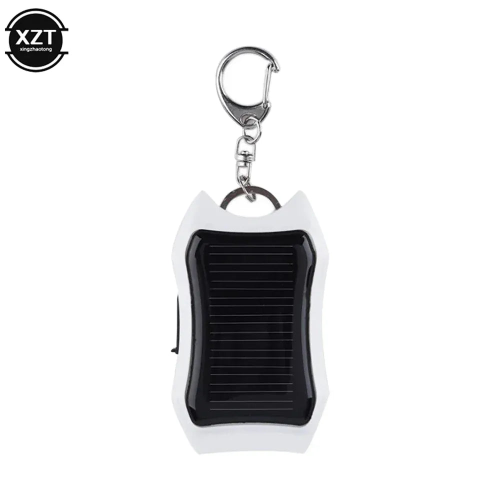 Trendzoy 1000mAh Solar Keychain Power Bank & Flashlight