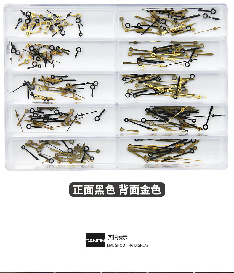 Trendzoy BLACK Watch hand accessories, hour, minute and second hand case 2035 hand PC21 hand sl68 hand gl68 hand sl39 hand gl39 hand