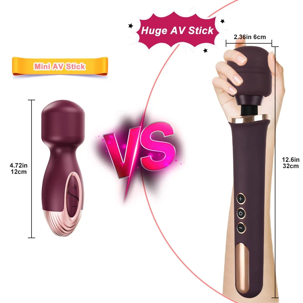 Hannibal Huge Magic Handheld Massager Wand Clitoris Stimulation