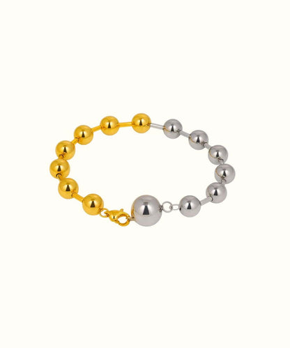 AV Gioielli Bracciale Bicolor Sfere