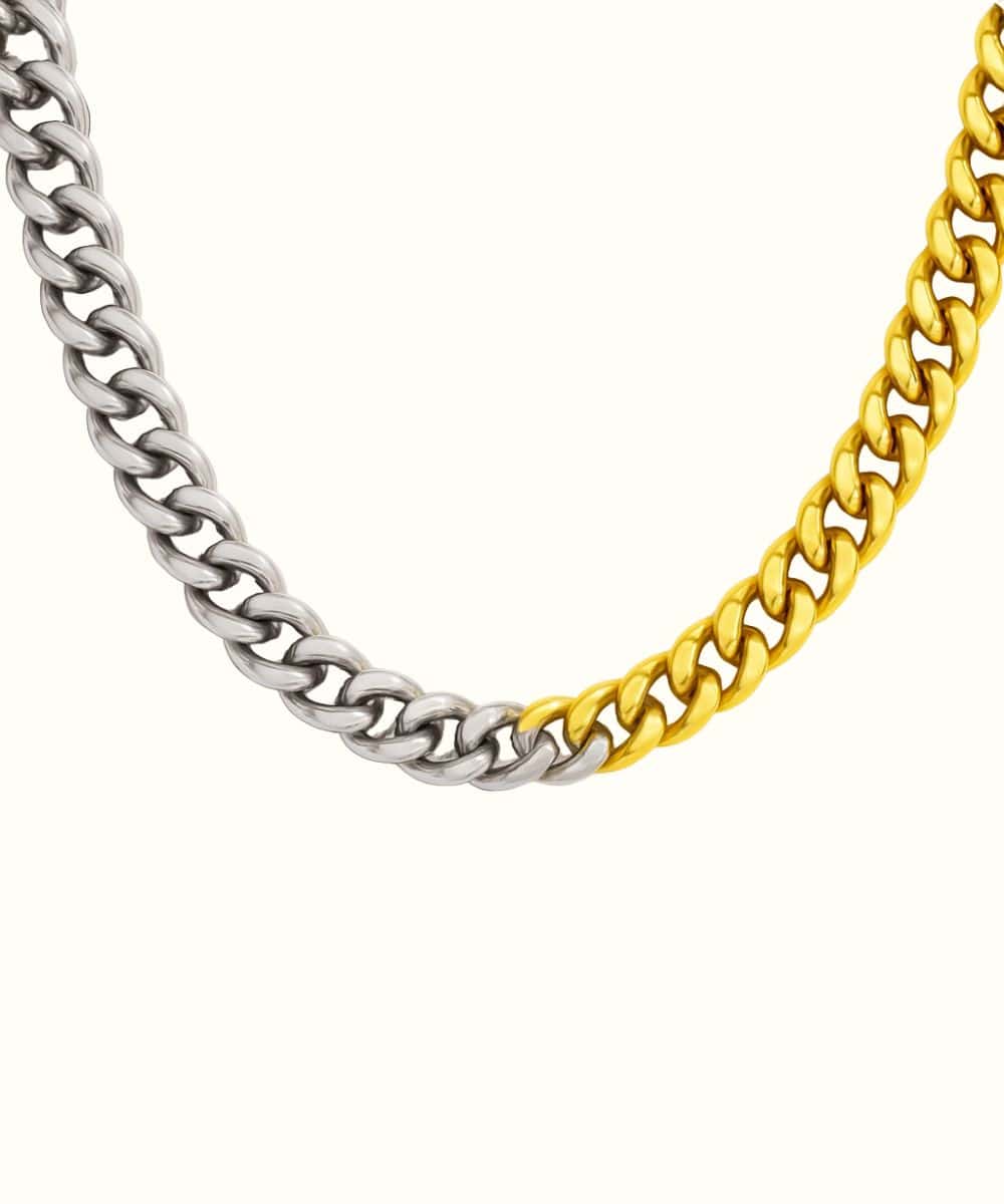 AV Gioielli Collana Bicolor Dualux