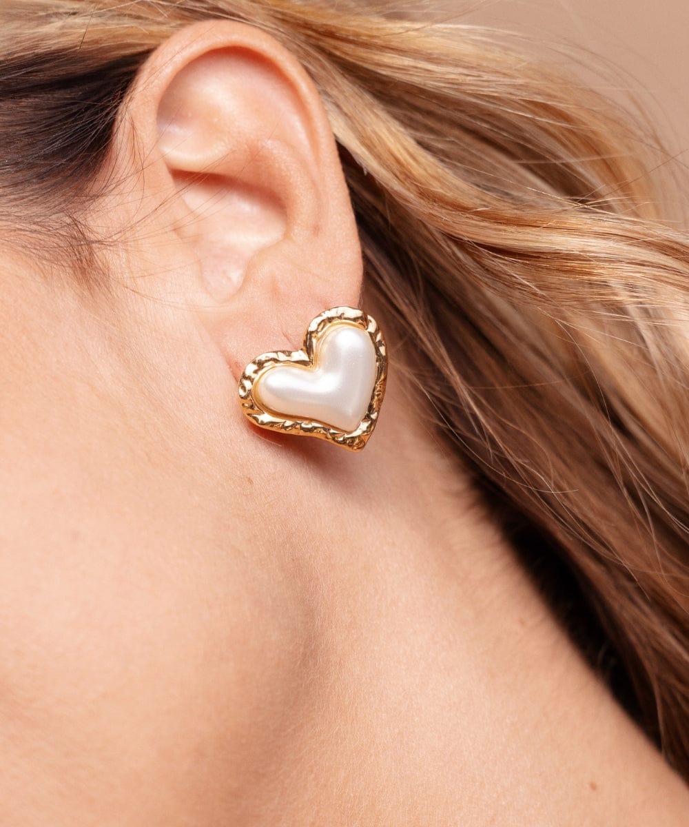 AV Gioielli Orecchino Cuore Madreperla