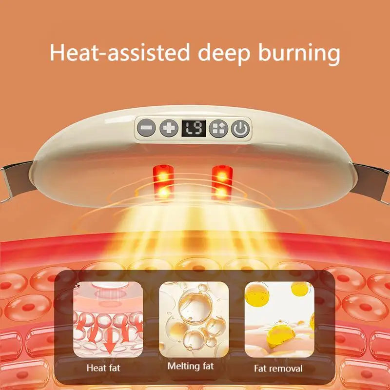 creatidrop Beauty &amp; Personal Care Lazy Fat Heating Slimming Belly Massage Belt