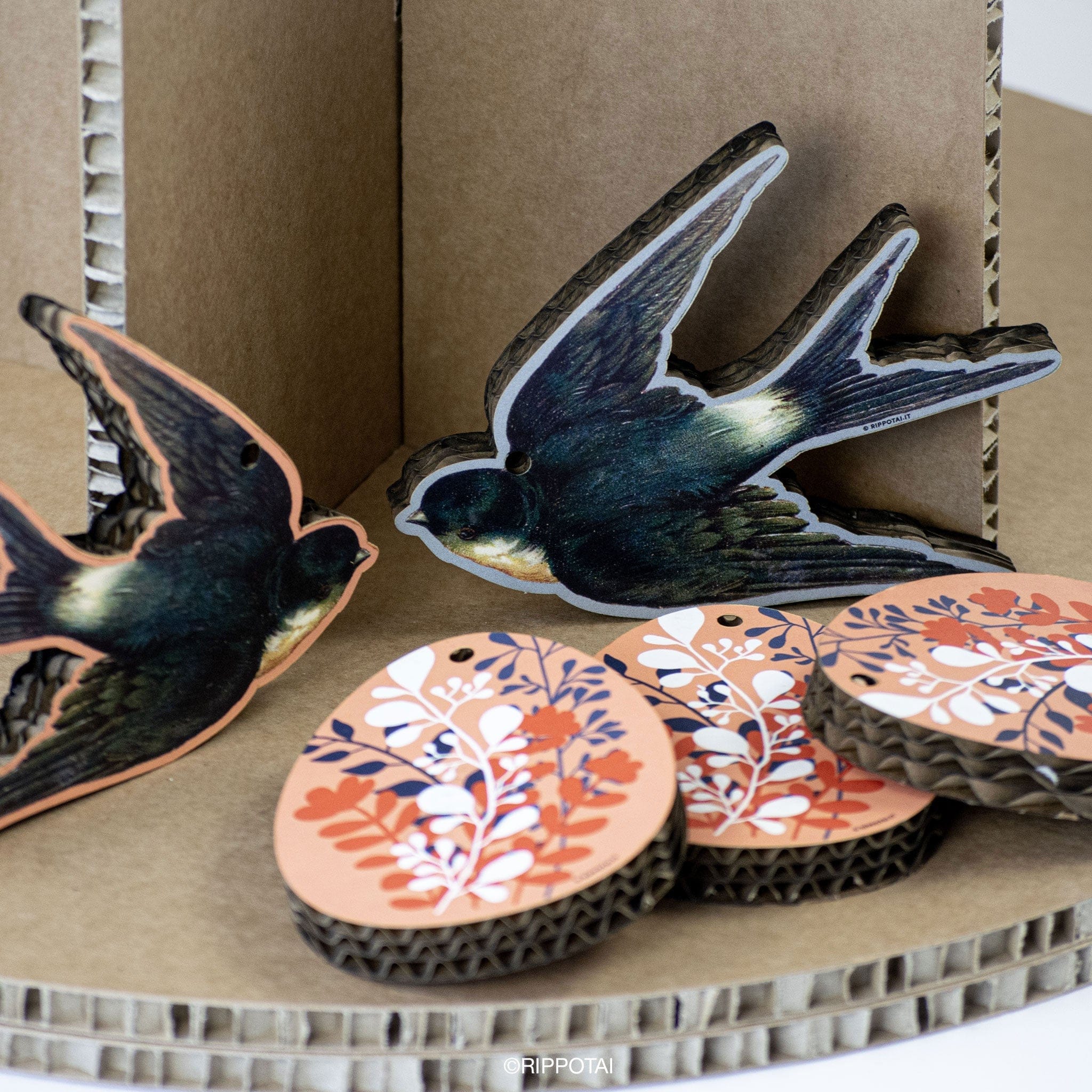 Rippotai Albero Albero di cartone Treepotai per allestimento di Primavera per vetrine e locali