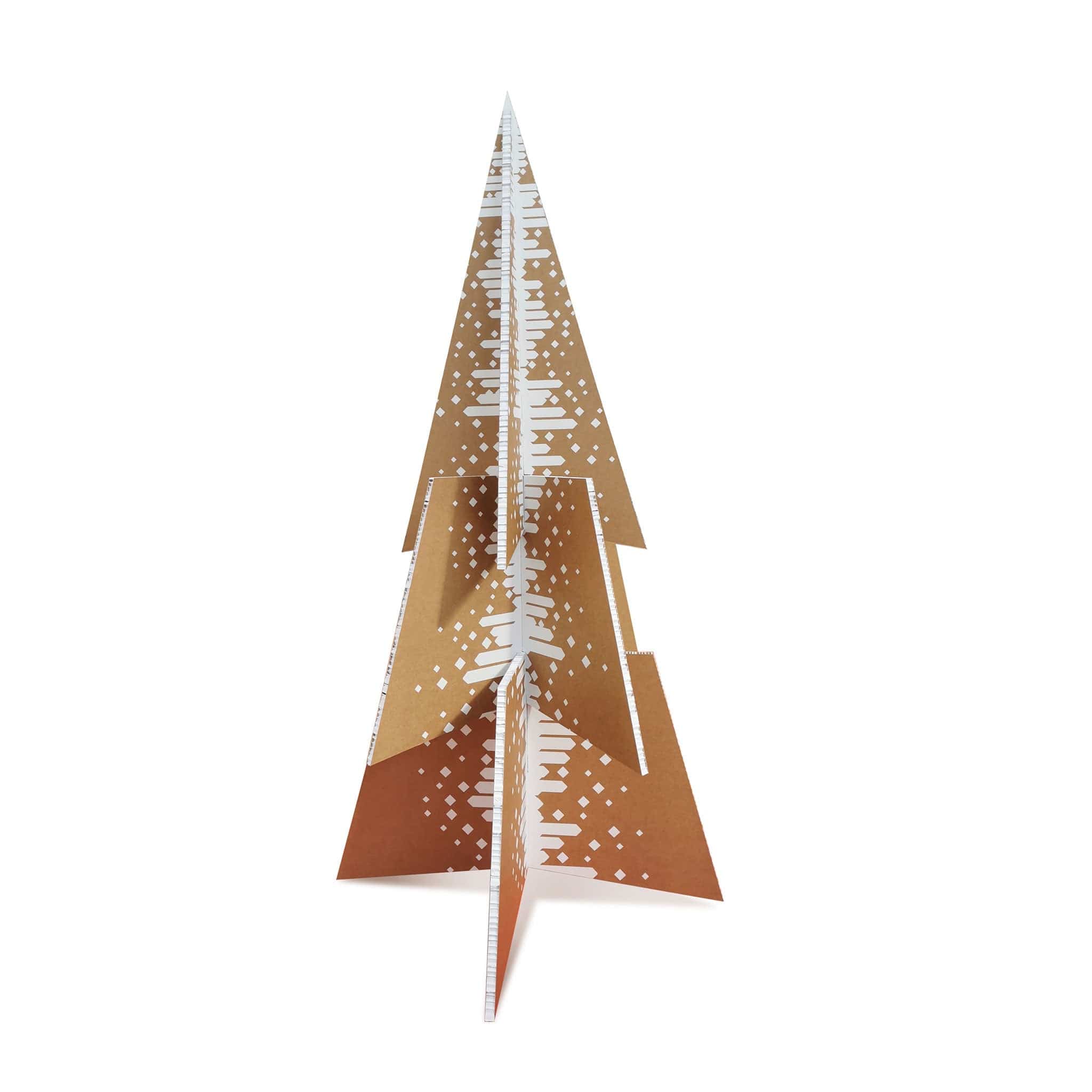 Rippotai Albero di Natale Albero di Natale White Christmas: Eleganza e Sostenibilità per il Tuo Natale