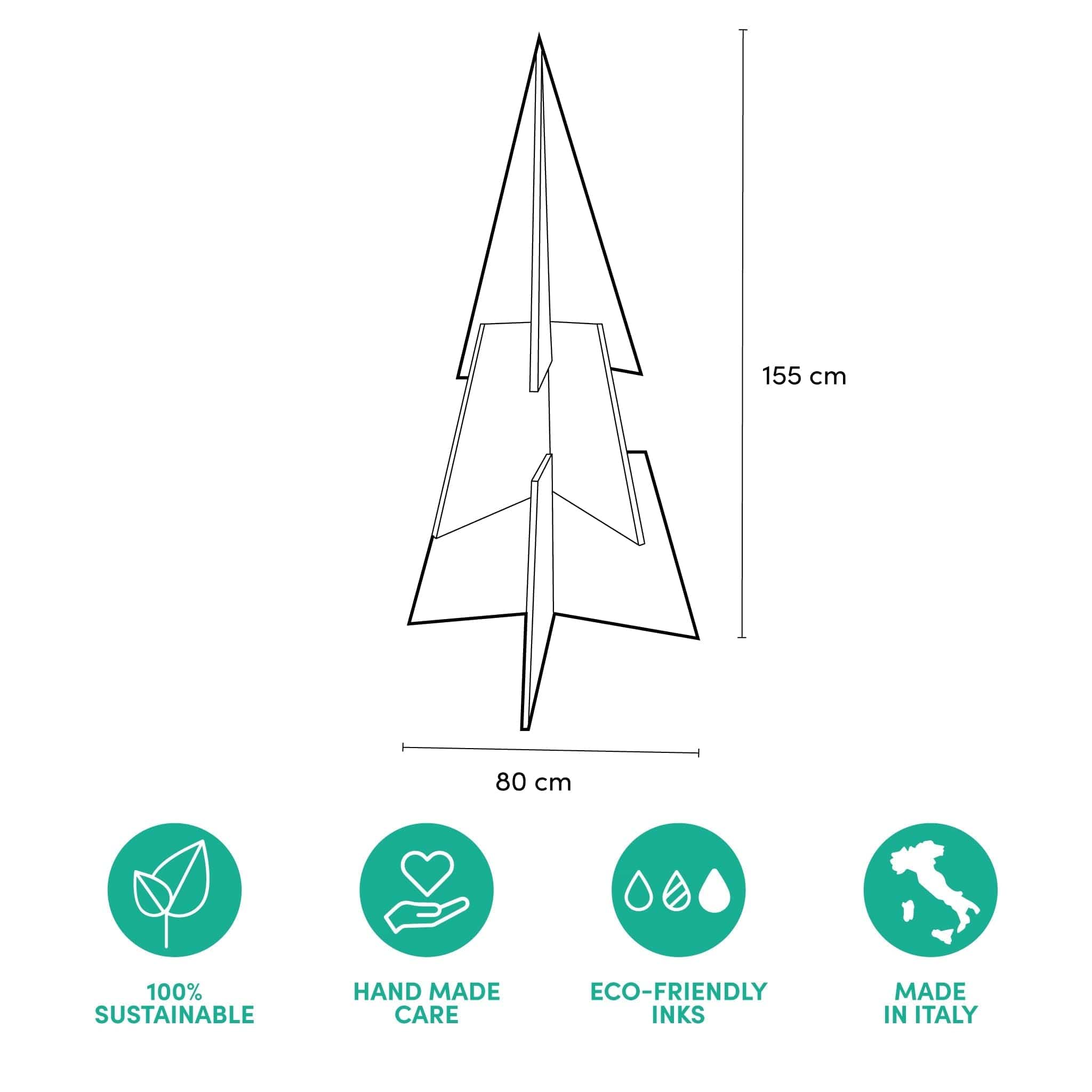 Rippotai Albero di Natale Albero di Natale White Christmas: Eleganza e Sostenibilità per il Tuo Natale