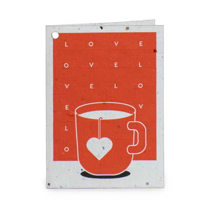 Rippotai Biglietti Auguri Biglietti di Auguri per San Valentino in Carta Piantabile Releaf – Kit da 8