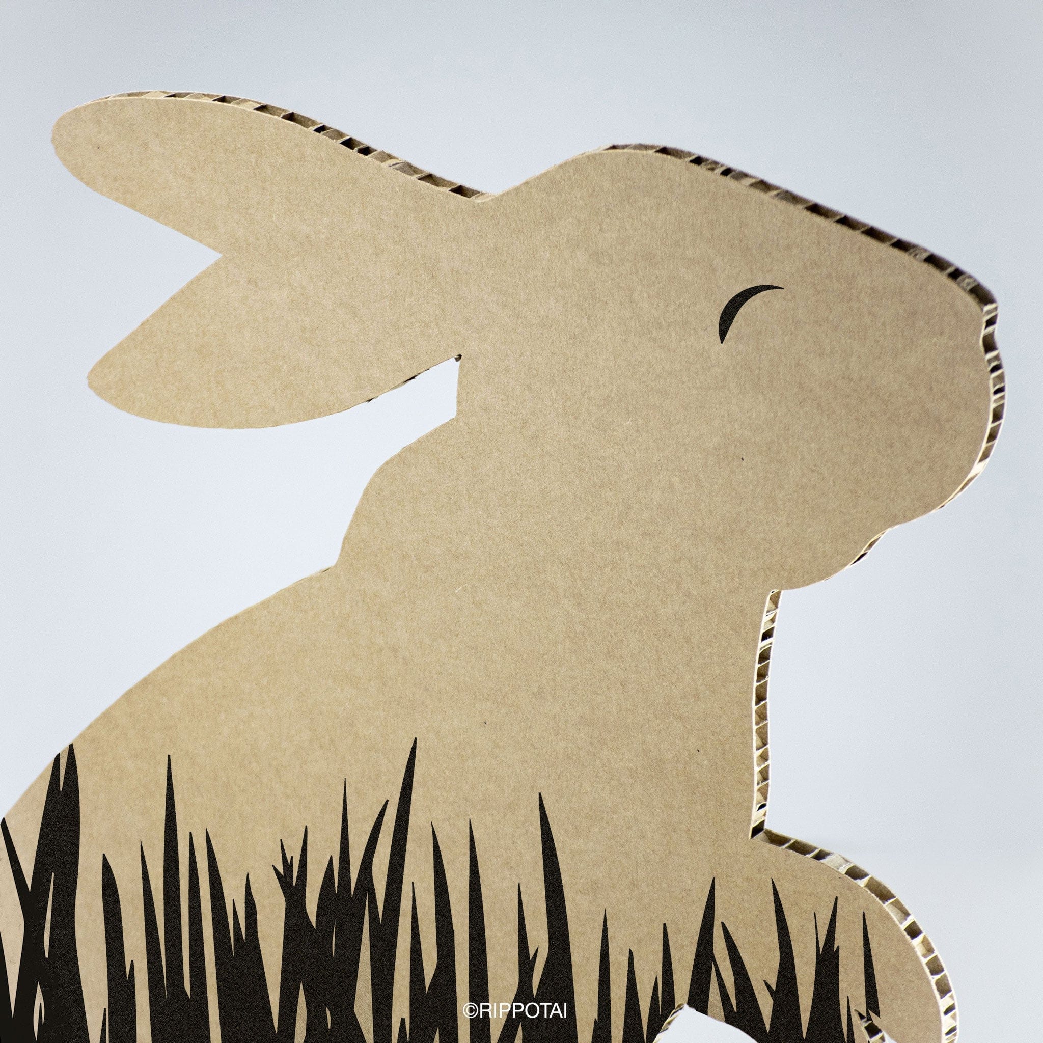 Rippotai Decorazioni vetrina Coniglietto pasquale in cartone per allestimento vetrine Pasqua