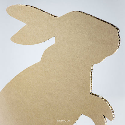 Rippotai Decorazioni vetrina Coniglietto pasquale in cartone per allestimento vetrine Pasqua