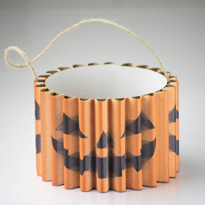 Rippotai Halloween Arancio Cestino Halloween a forma di zucca riutilizzabile – Porta caramelle e paralume decorativo
