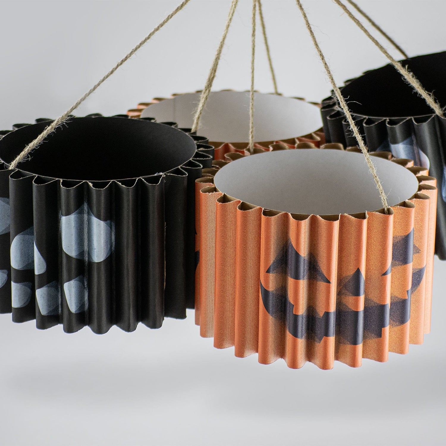 Rippotai Halloween Cestino Halloween a forma di zucca riutilizzabile – Porta caramelle e paralume decorativo