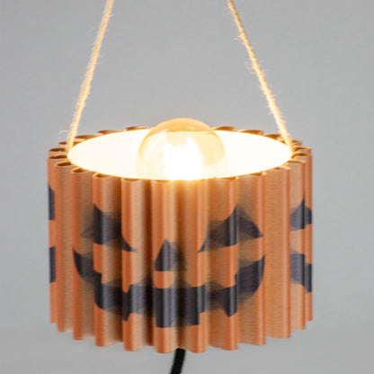 Rippotai Halloween Cestino Halloween a forma di zucca riutilizzabile – Porta caramelle e paralume decorativo