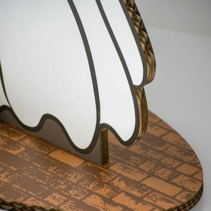 Rippotai Halloween Fantasma Decorazione di Halloween Porta Caramelle Ecologica