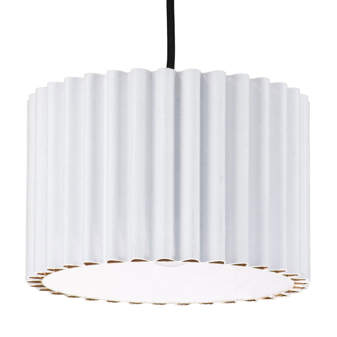 Rippotai Illuminazione Bianco Paralumi per Abat-jour – Design Creativo e Sostenibile -Wavepotai Medium