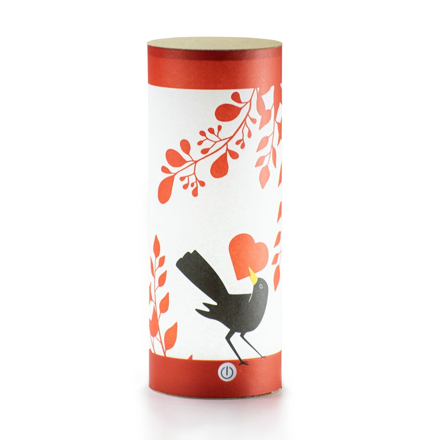 Rippotai Illuminazione Il merlo innamorato Lampada LED ricaricabile ecologica – Idee regalo San Valentino