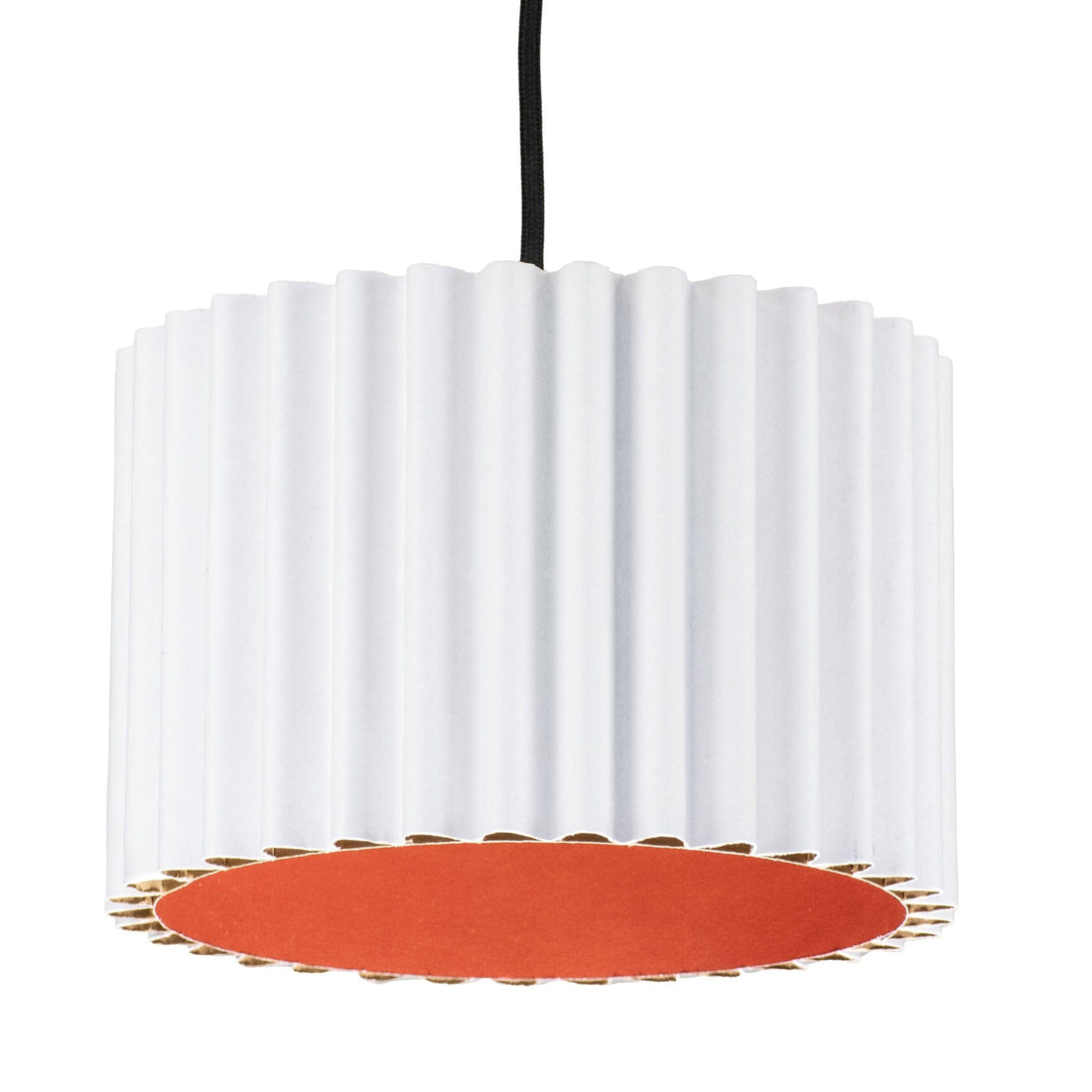 Rippotai Illuminazione Interno Rosso Paralumi per Abat-jour – Design Creativo e Sostenibile -Wavepotai Medium