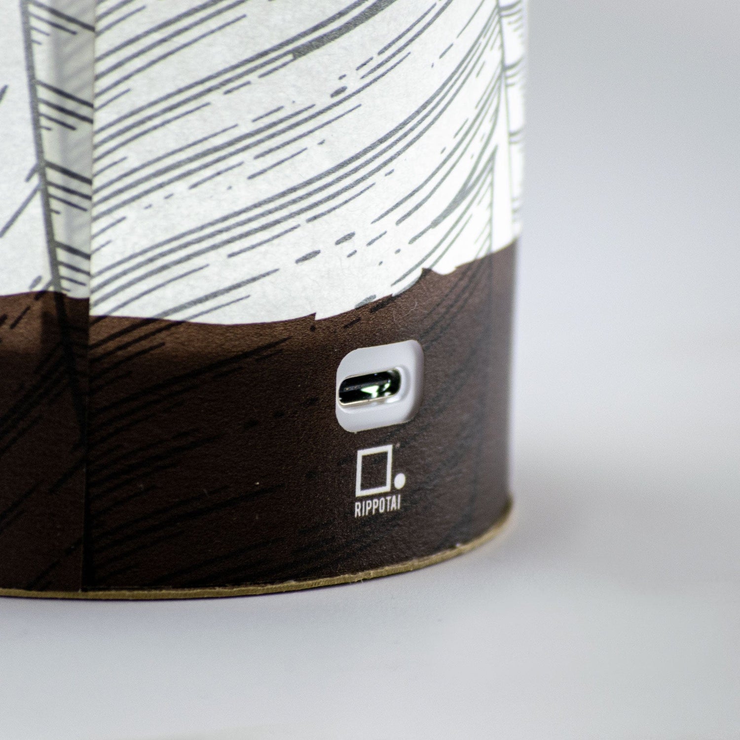 Rippotai Illuminazione Lampada LED ricaricabile ecologica in carta – Kami Jungle