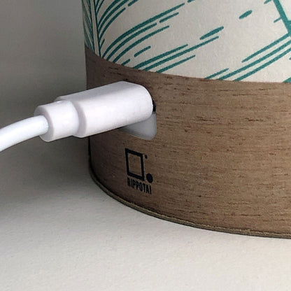 Rippotai Illuminazione Lampada LED ricaricabile ecologica in carta – Kami Jungle