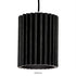 Rippotai Illuminazione Nero Paralume per Lampada a Sospensione – Design Originale e Sostenibile_Wavepotai HIgh