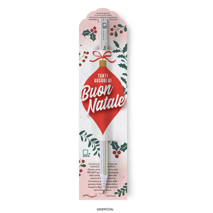 Rippotai Matite piantabili Matite Piantabili Natalizie con Semi di Camomilla – Kit da 2 in Carta solidale Releaf