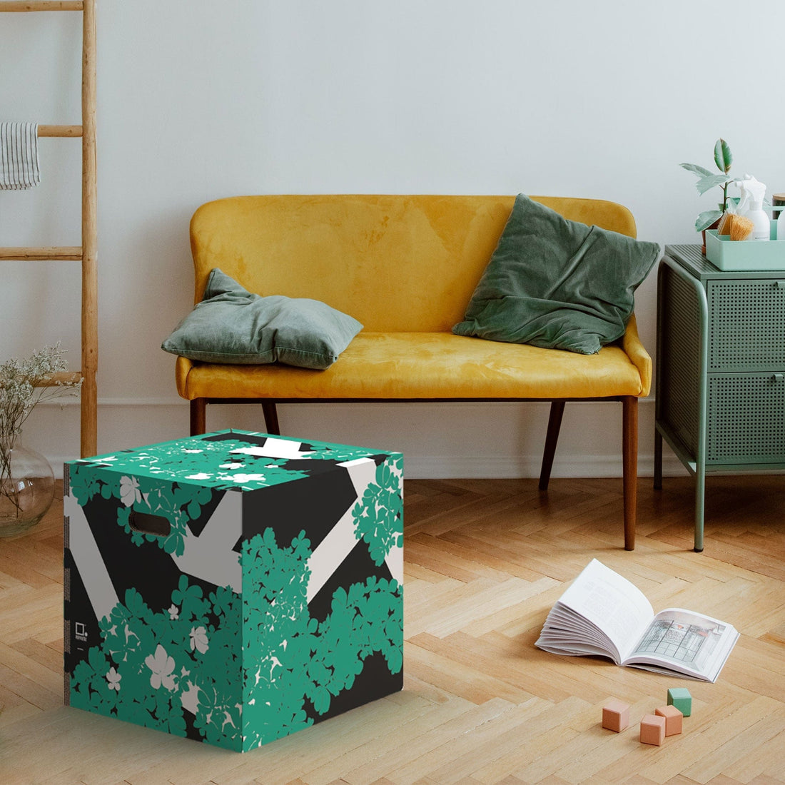 Rippotai Pouf musicale Casse audio Bluetooth Soundpotai Hello Spring – Pouf di design