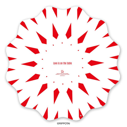 Rippotai Sottopiatti Sottopiatti Natalizi in carta ecologica pulibile – Set da 6 con 3 grafiche assortite