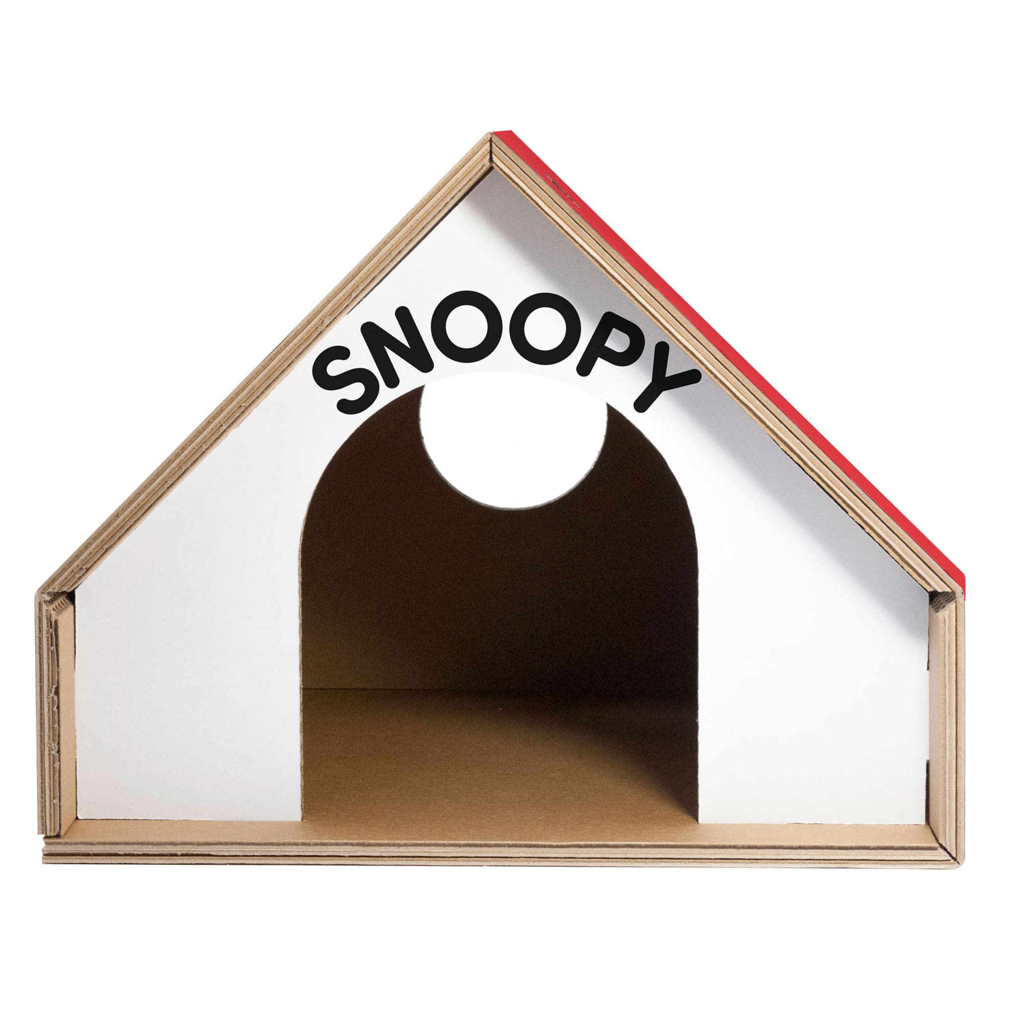 Rippotai Standard rossa con nome del tuo cucciolo Cuccia per cani da interno chiusa Dogpotai