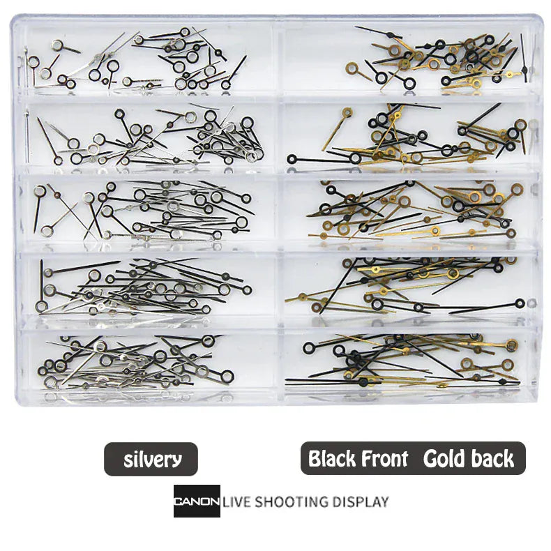 Trendzoy black silvery Watch hand accessories, hour, minute and second hand case 2035 hand  PC21 hand sl68 hand gl68 hand sl39 hand gl39 hand