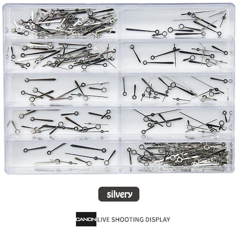 Trendzoy silvery Watch hand accessories, hour, minute and second hand case 2035 hand  PC21 hand sl68 hand gl68 hand sl39 hand gl39 hand