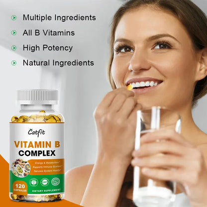 Trendzoy Vitamin B Complex Supplement, Supports Energy, Immune Health, Antioxidant Supplement